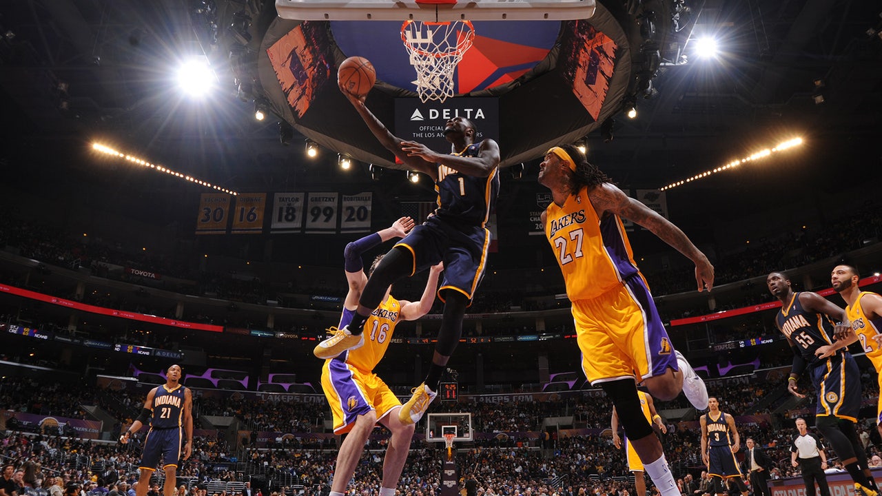 League-leading Pacers hold off Lakers 104-92